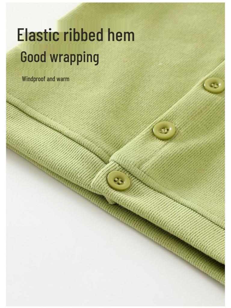Jingqi Baby Windproof Cardigan - New Spring/Autumn 2025 Style, Warm Outing Wear for Boys and Girls