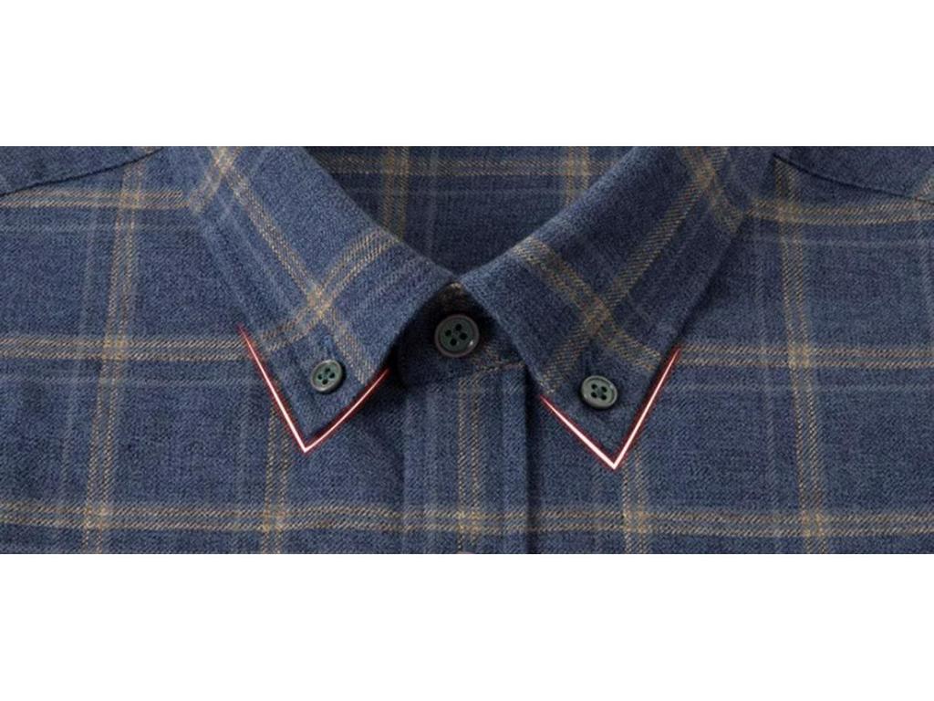Men's Long-Sleeve Plaid Shirt: Comfortable, Breathable Cotton for Spring and Autumn Casual Wear
