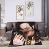 Seonghwa Kpop Ateez Band Plush Blanket Child Flannel Throw Blanket For Outdoor Warm Soft Custom Quality Bedspread Gift