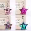 Fashion Star Sequin Keychain Keyring Sequin Pendant Gift Keychain