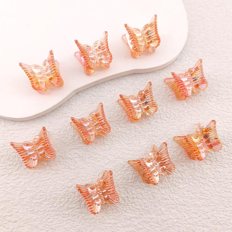 10pcs Ins Mini Butterfly Hair Claw Clips Colorful Trendy Cute Small Clips Multicolor Girls Hair Clips Hairpin Hair Accessories