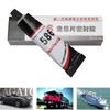 55g 586 Colla Siliconica Nera Senza Guarnizione Olio Impermeabile Resistente alle Alte Temperature Sigillante Colla Riparatrice Buona Viscoelasticità