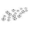 Stainless Steel Beads Square Round Big Hole Loose Spacer Bead For Jewelry Making Charm Bracelets Necklace Finding