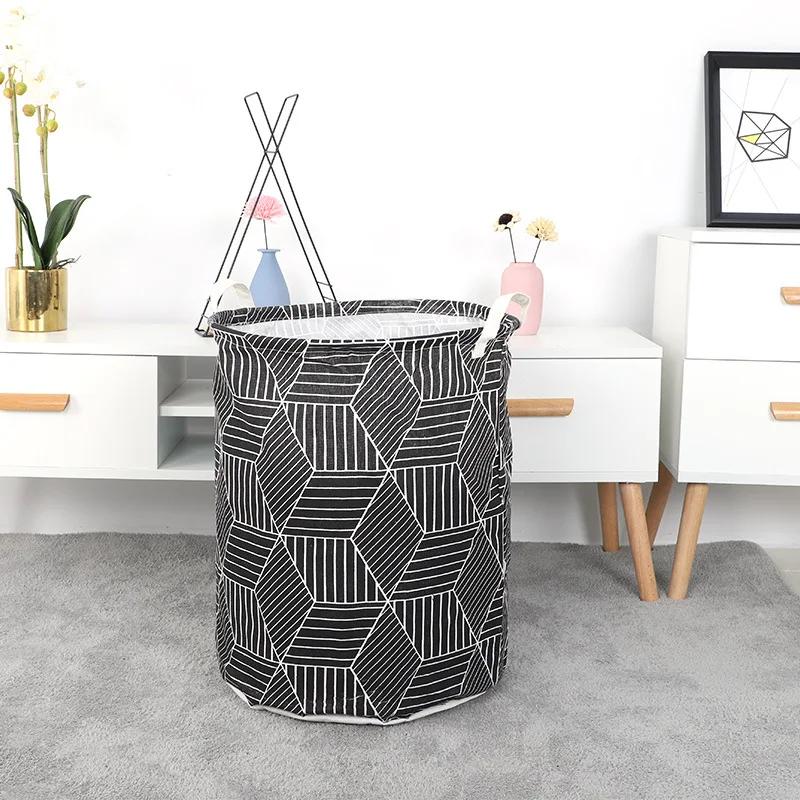 Clothing Laundry Basket Bag Folding Laundry Basket Large Capacity Clothes Storage Bag Hamper Collapsible Clothes Toy Basket