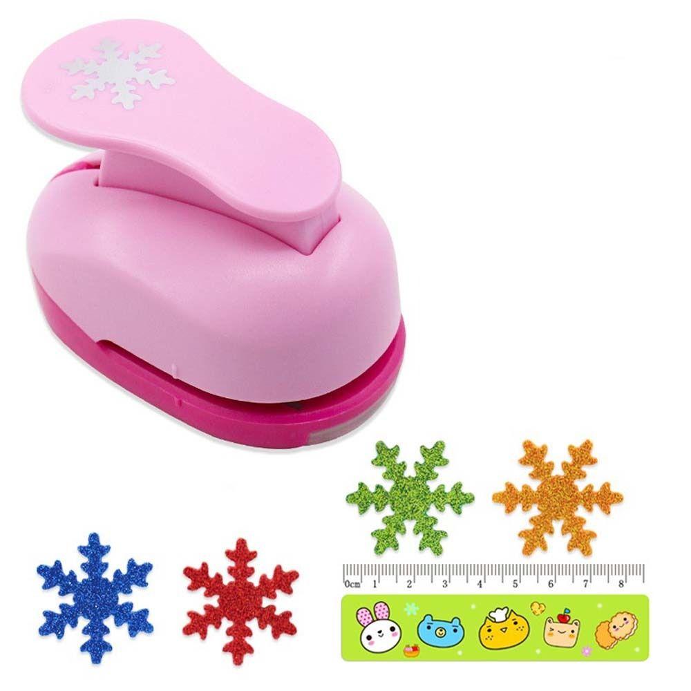 9/16/25/37/50mm Bastel-Lochstanzer Kunst-Papier-Schneidemaschine Schneeflocken-Prägemaschine Schreibwaren