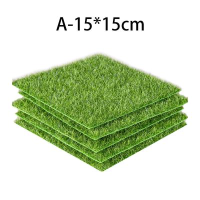 Trávníkový koberec 15/30 cm Zelený Umělý trávník Trávník Koberce Umělý drn Zahradní mech Krajina Pro domácí Podlaha Akvárium Svatební dekorace