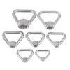 M8 M10 M12 M14 M16 M20 M24 304 Stainless Steel Triangle Lifting Eye Nut Trapezoid Thread Rings Fit For Handle Bolts