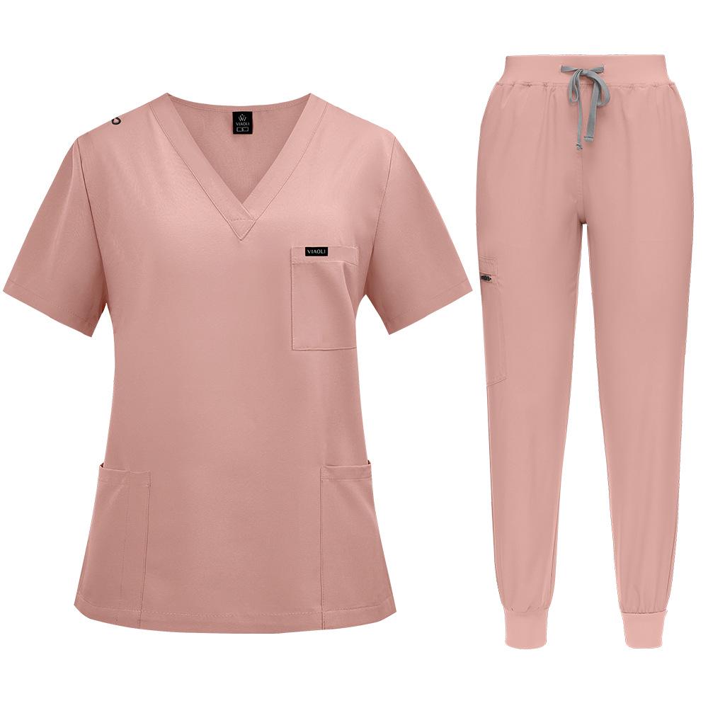 Jednobarevná unisexová strečová souprava na scruby a laboratorní plášť od MeoexinSPA.