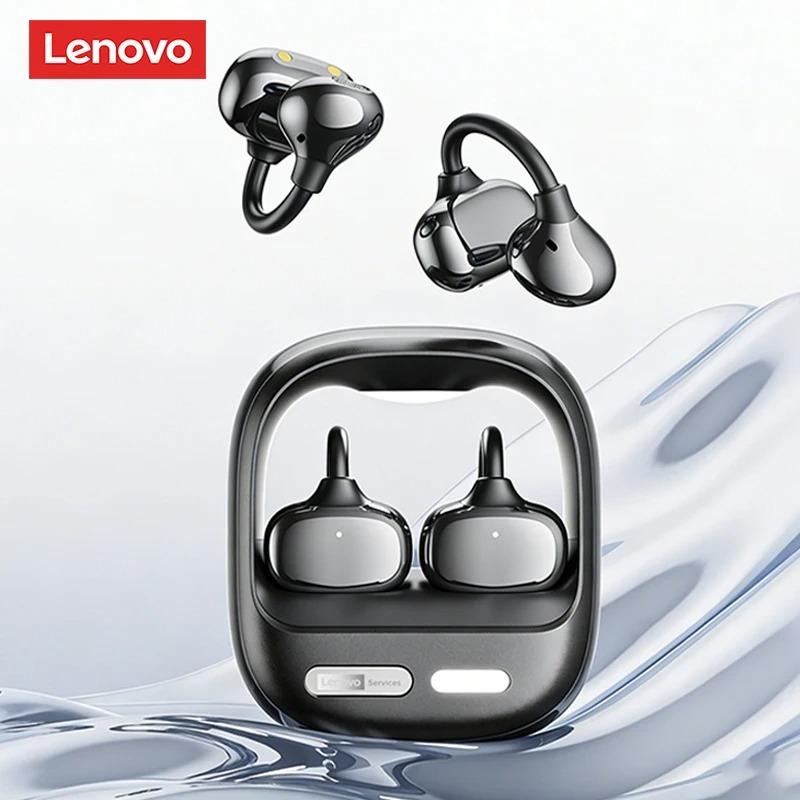 Orijinal Lenovo RS115 Spor Kulaklıkları OWS Kablosuz Bluetooth 6.0 Kulak Klipsli Kulaklıklar Oyun Kulaklığı 25 Saat Süre HD Çağrı Müzik Kulaklığı