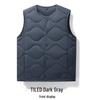 High-Quality Round Neck Wave Pattern Down Vest - 90% Down, Two-Way Style, Inspired by Major Outdoor Brands