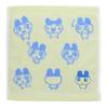 Tamagotchi Jacquard Towel by Kamio Cute Hand Character Perfect As a Popular and Mametchi Yellow 0678 Japan. Towel/towel Handkerchief. Design, Gift.