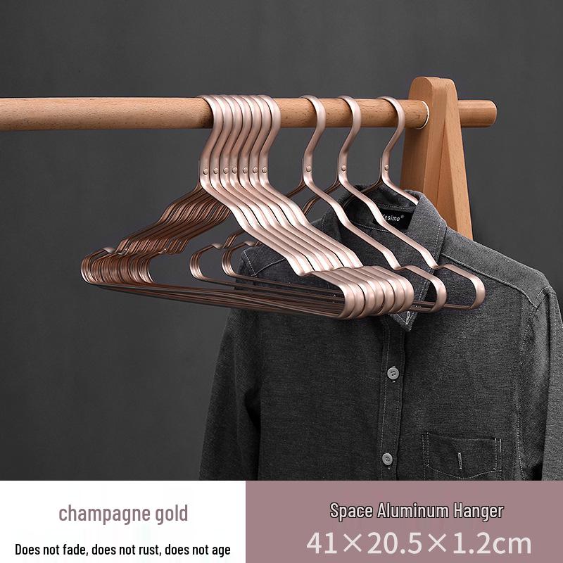 

Компактна вішалка та стійка з нержавіючої сталі з нековзним покриттям Champagne Gold