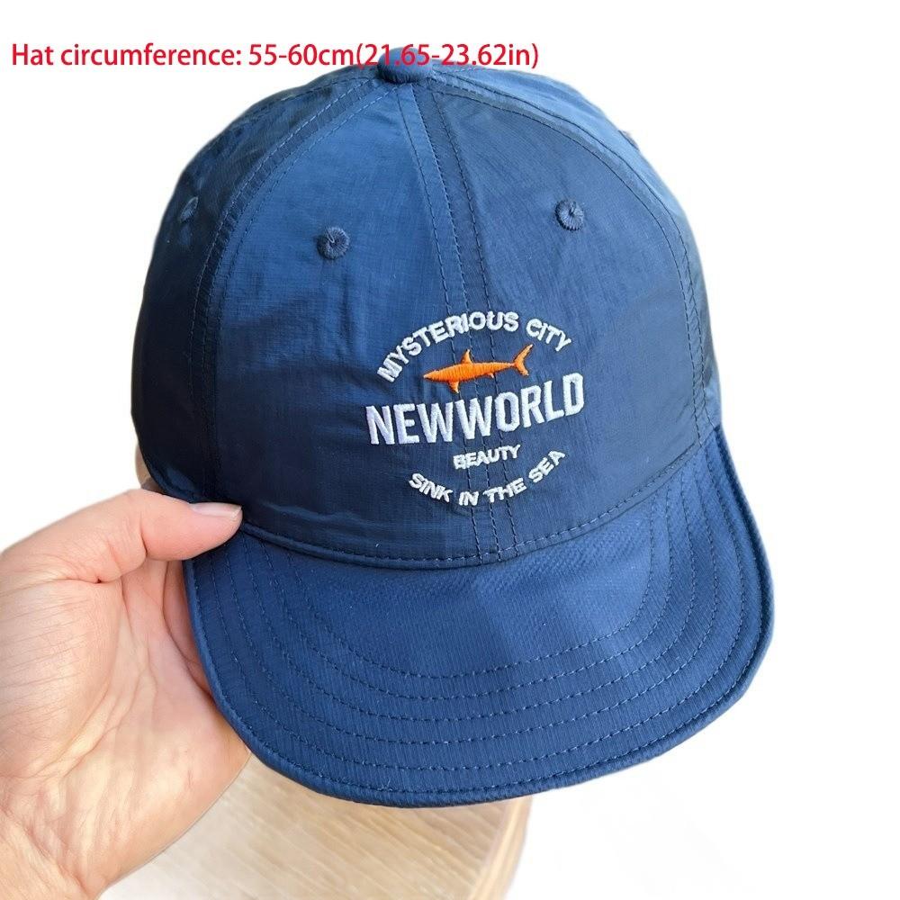 Quick Dry Material Baseball Hats Breathable Fabric Visor Hats Casual Caps For Outdoor Sports
