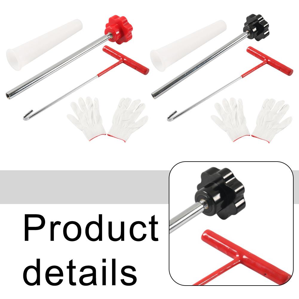 Essential Tire Repair Tool Set with Valve Core Installer and Gloves