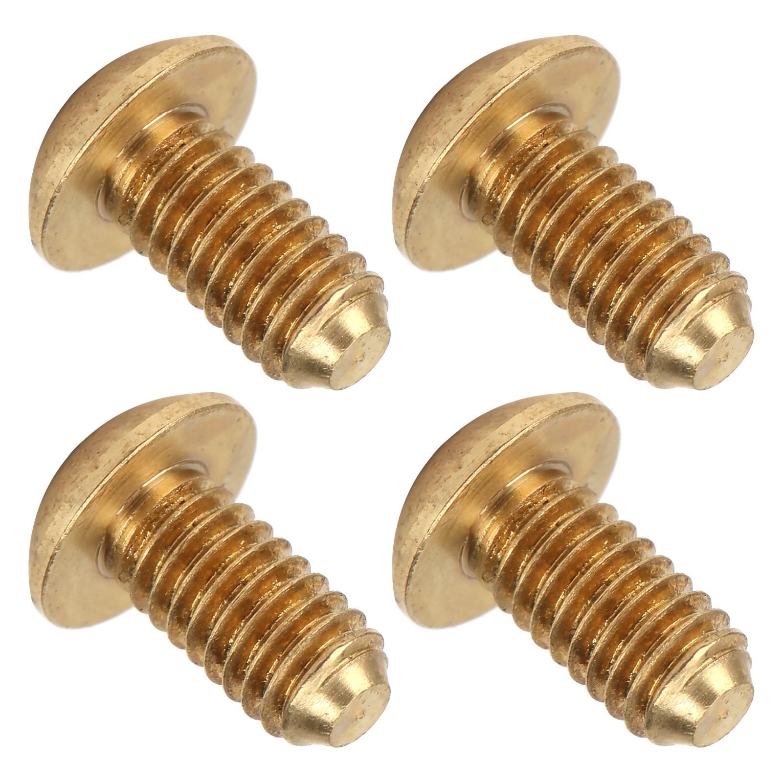 50 Pièces Vis à Douille Hexagonale Tête Demi-Ronde Cuivre Pur Accessoires Matériels Fixations