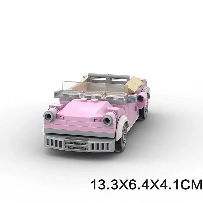 City Speed Small Mini Car Truck Sedan Model Puzzle Children's Intellectual BUilding Blocks Toys Assembly Decorative Ornaments
