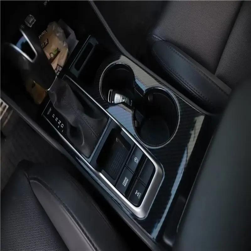 LHD RHD For For Hyundai Tucson 2015- ABS center conlose gear shift panle front water cup holder cover interior accessories