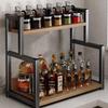 DANLE Reinforced Double-Layer Kitchen Spice and Storage Rack