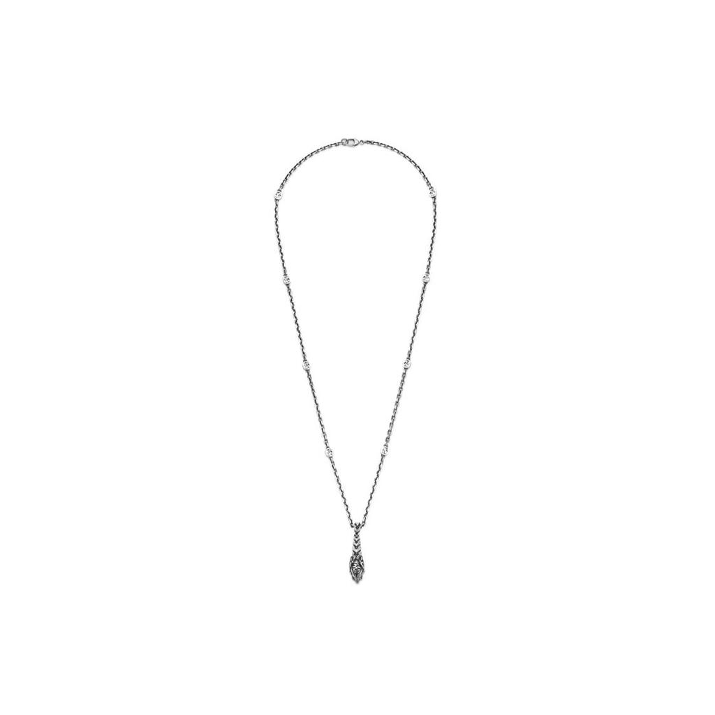 Gucci Fashion 925 Silver Necklace Unisex necklace 656303-J8400-0701