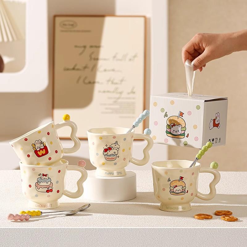 Original Cup Cute Line Dog Mug Tea Cups of Coffee Personalized Gift Drinkware Funny Mugs Christmas Ceramic Beer Travel Unusual
