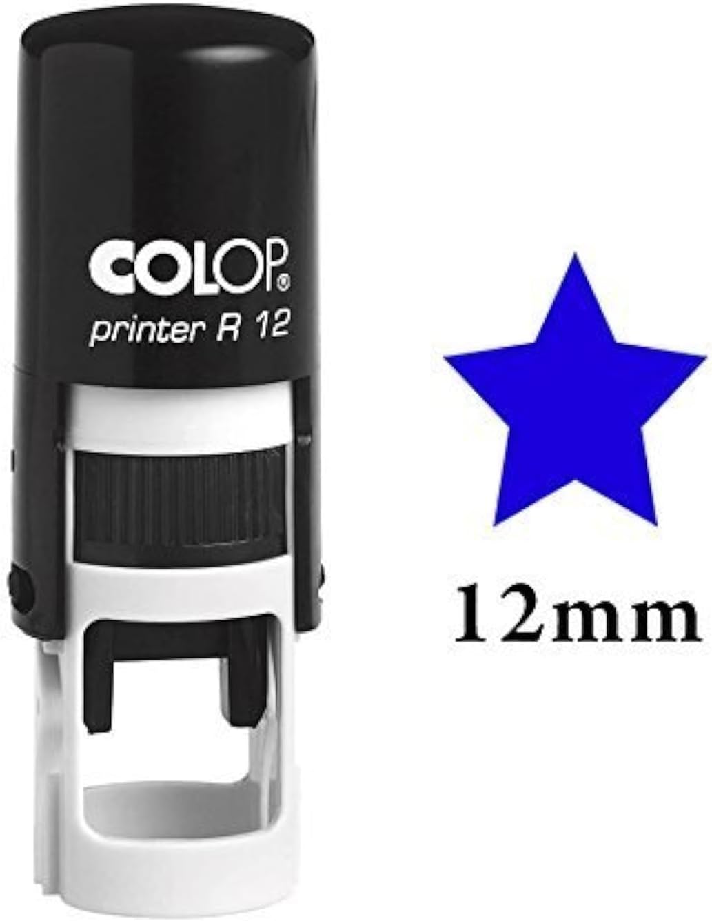 

Круглі декоративні штампи для вчителів STAR Self Inking Mini Rubber Stamp Colop Impression Area: 12 mm синій