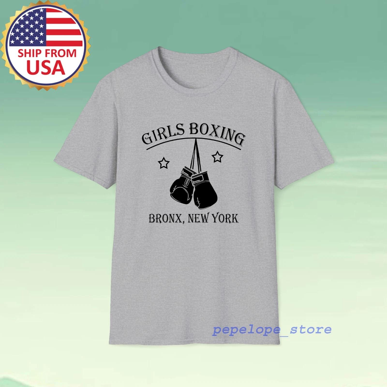 Girls Boxing Bronx New York Men s Grey Size S-5XL XL