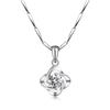 Necklace Women'S Collarbone Chain Silver Jewelry Four Leaf Clover Jewelry Pendant For Girlfriend And Wife Birthday Gift