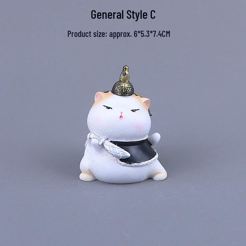 Forbidden City Cat Figurines: Cultural Creative Desk Decor, Beijing Souvenir & Birthday Gift