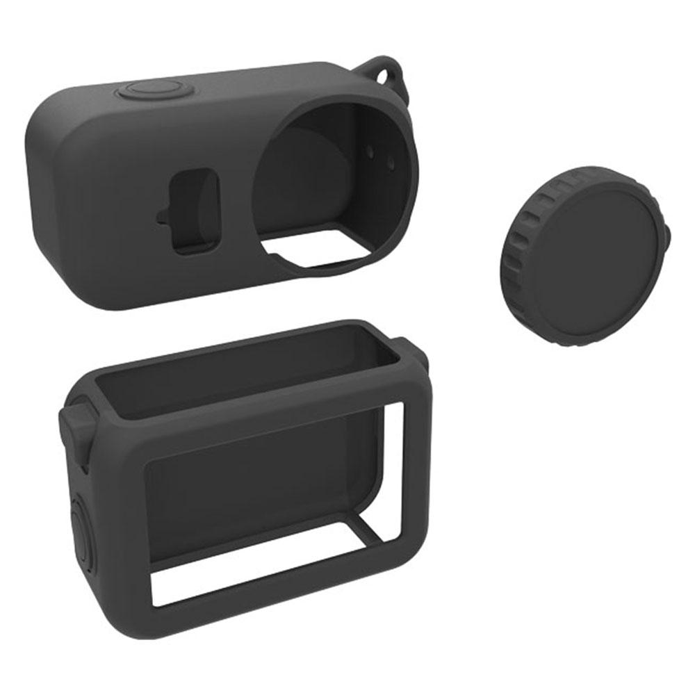 For DJI Osmo Nano Silicone Case Action Camera Protective Cover Dust-Proof with Lens Guard