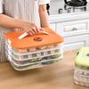 Dumpling Special Storage Box Refrigerator Dumplings Quick-frozen Multi-layer Tray Household Food Storage Box Food Grade