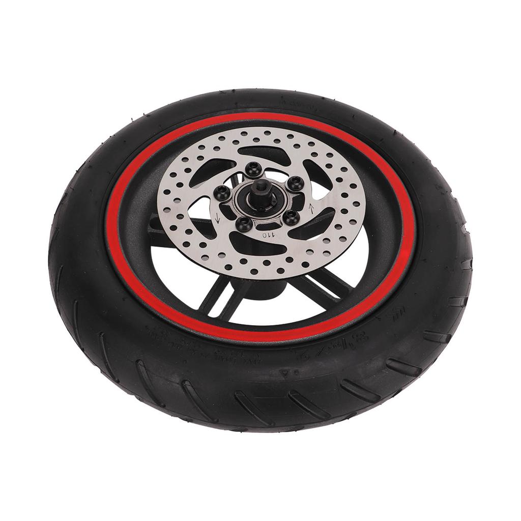Sestava zadního kola elektrické koloběžky Červená zadní pneumatika s 110mm kotoučovou brzdou pro Xiaomi M365 1S