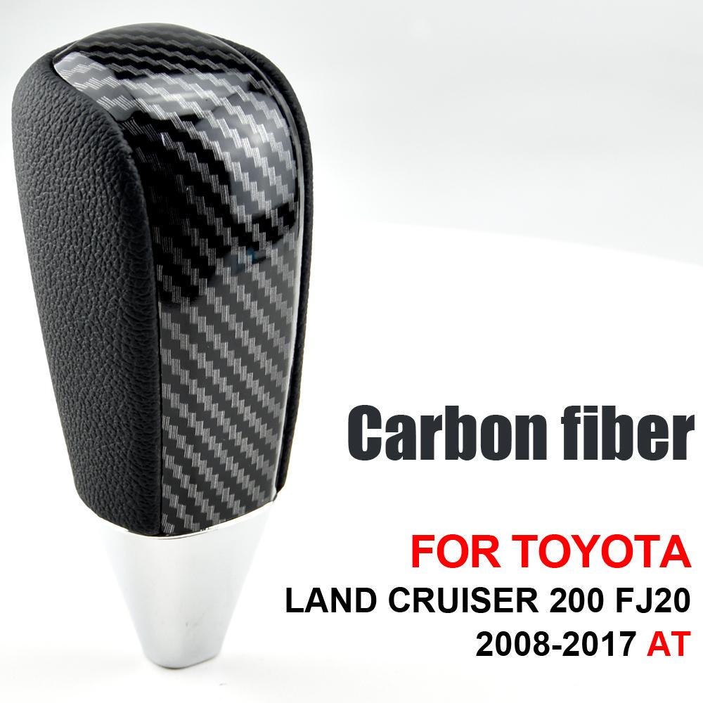 Car Gear Shift Knob Lever Stick Accessories For Toyota Land Cruiser 200 FJ20 2008-2017