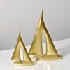 Creative and Simple Sailing Boat Decorative Piece - Smooth Sailing for The Living Room Home Decoration. High-end, Niche Resin Handicraft.