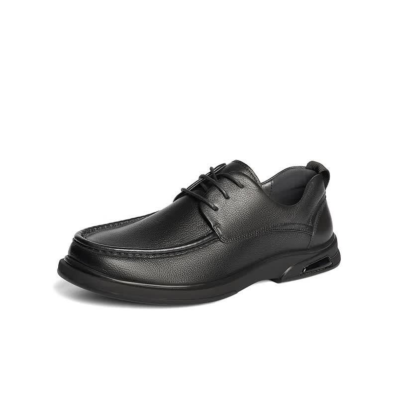Senda Men s Casual Lace-Up Leather Shoes 40 чёрный