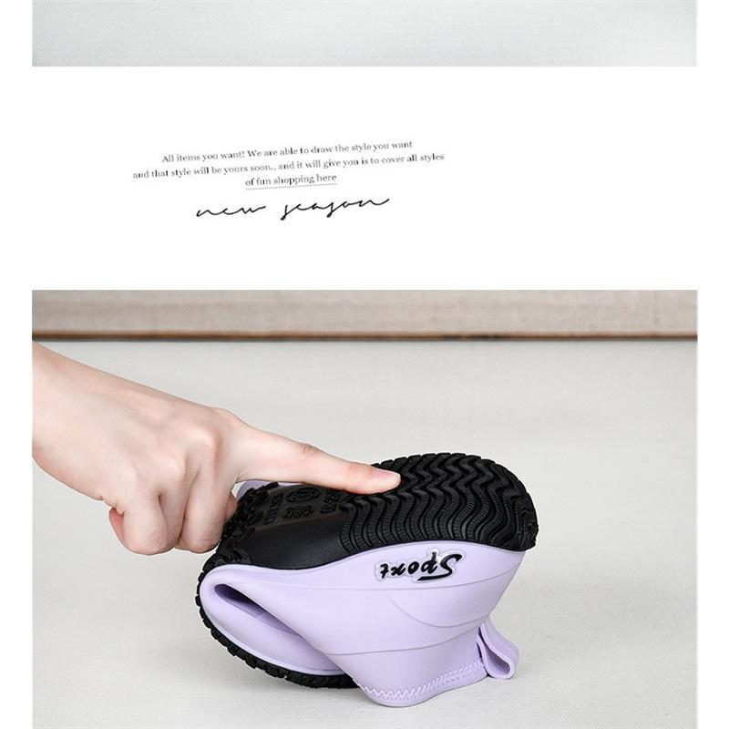 Women's Anti Slip Waterproof Thickened Low Top Rain Shoes