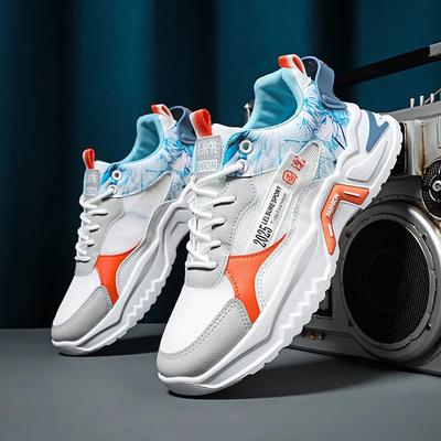 Μοντέρνα Αθλητικά Παπούτσια Για Εφήβους Νέα Άφιξη Άνοιξη 2025 Αναπνέοντα Παπούτσια Τρεξίματος Με Χοντρή Σόλα Για Άνδρες Casual Αθλητικά Παπούτσια