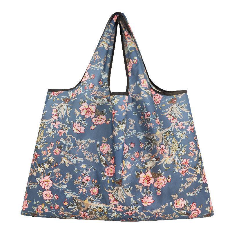 Eco-Friendly Large Capacity Flower Tote - Foldable, Waterproof, and Convenient for Shopping