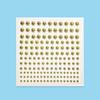165/180Pcs Fake Nose Studs Crystal Rhinestones Stick On Body Gems No Piercing Decor For Face Lip DIY Festival Accessories