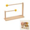 Solid Wood Jewelry Organizers Display Stand With Natural Grains for Necklaces Bracelets Earrings Storage Home Decoration