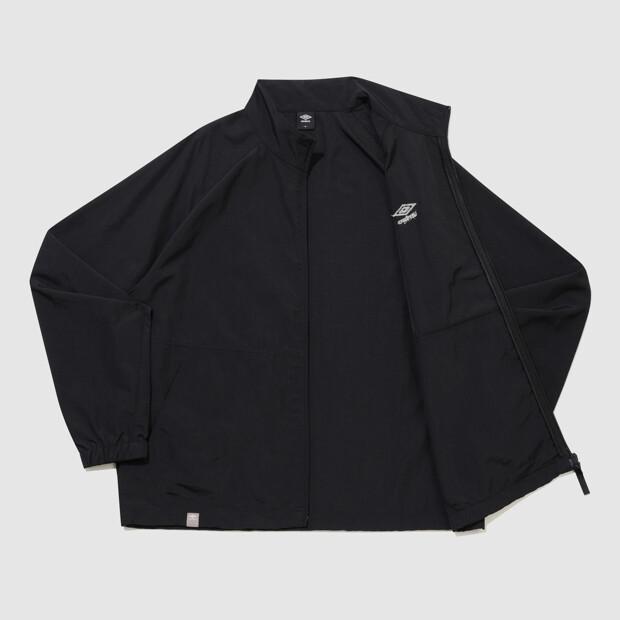 Umbro Classic Stand Neck Warm-Up Windbreaker Jacket Black Ur121Cjk31 (B Type)
