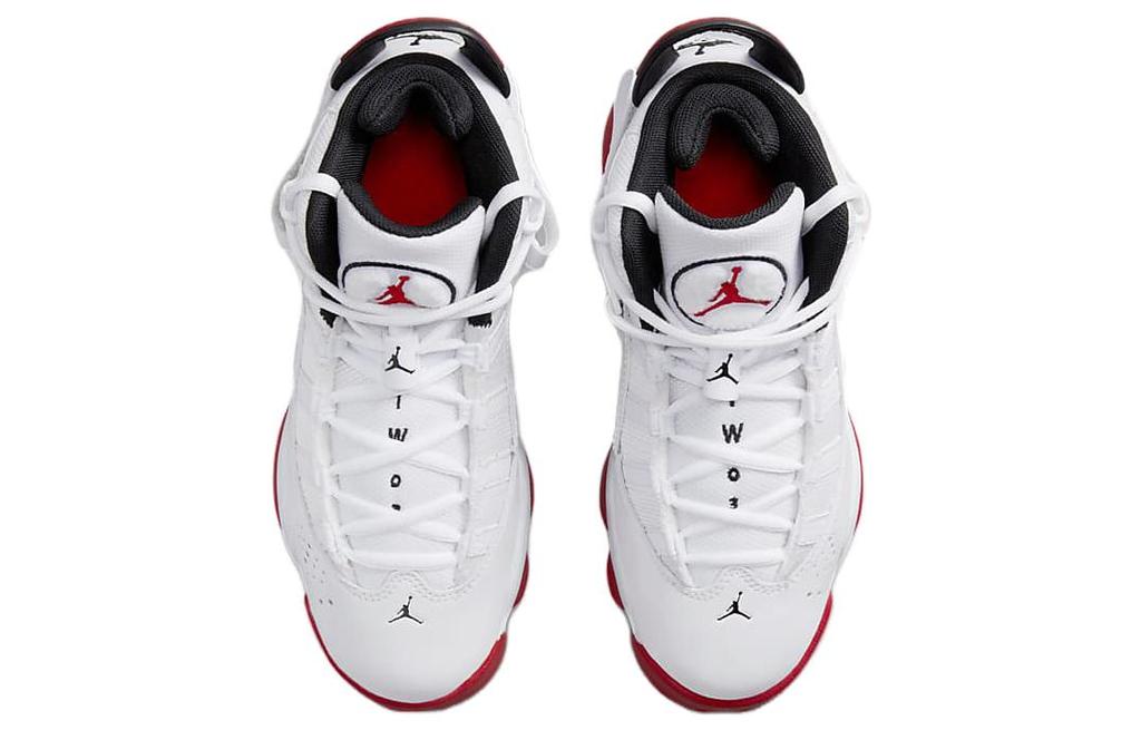 Jordan 6 Ringen Wit University Rood GS 323419-160