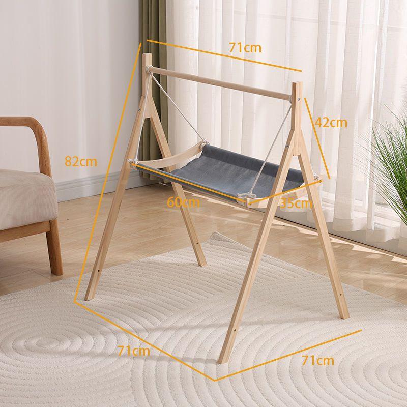 

Двухъярусная деревянная кровать-лежанка для кошек и собак, верхняя и нижняя кровать, кошачья будка, товары для питомцев, кресло-качалка, летний маленький гамак для раскачивания Reinforced# Blue Grey Single Layer