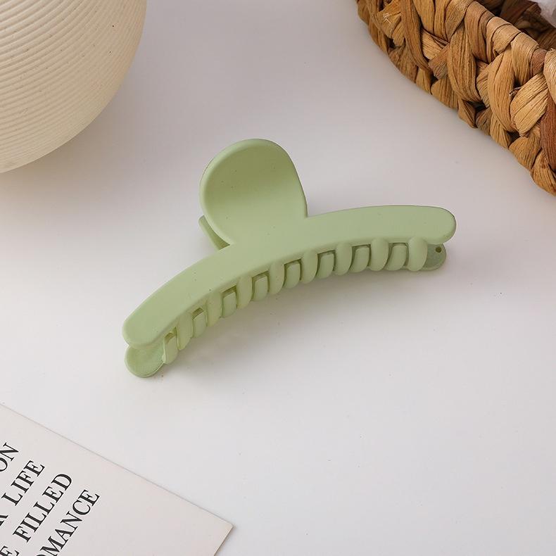 

New Women Fashion Hair Clip Korean Version of The Simple Color Scrub Claw Shark clip Headwear Hair Accessories
