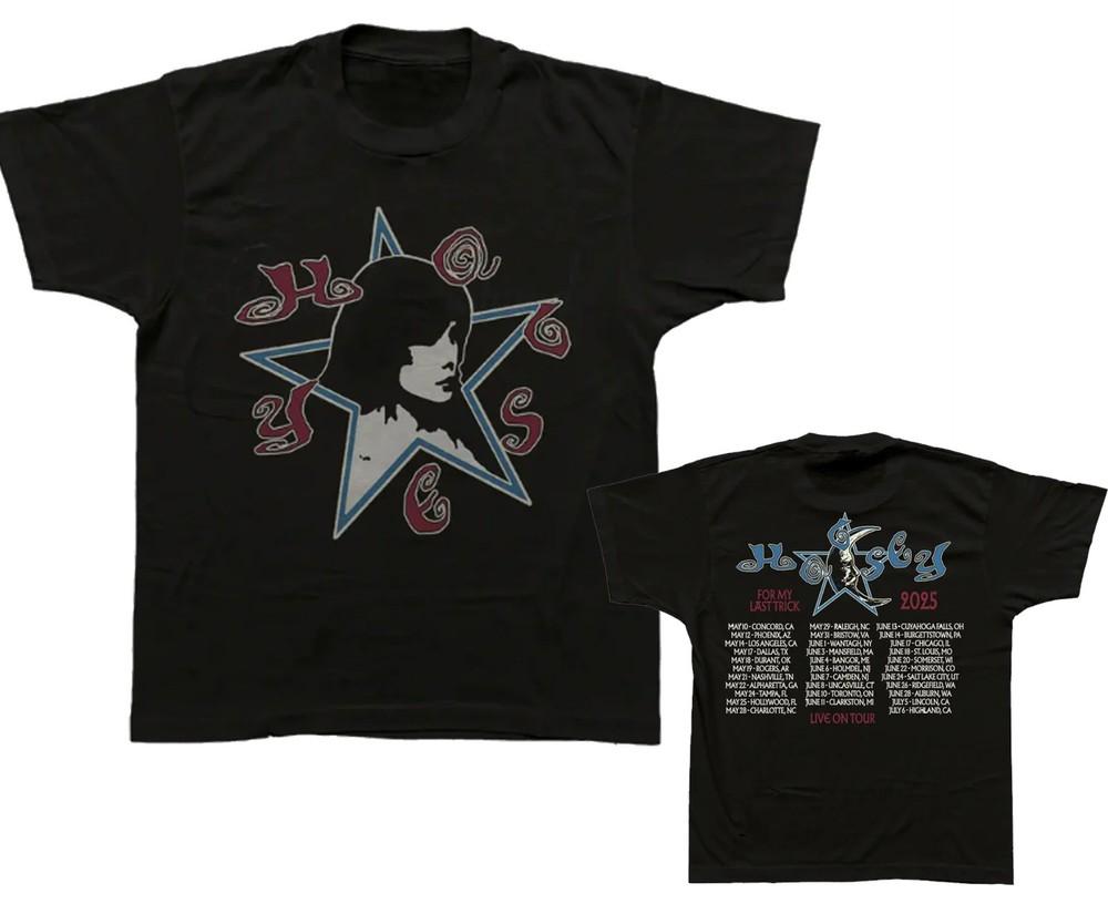 С Рождеством Хэлси в туре 2025 Хлопок Унисекс Все Размеры 24D623 Унисекс Футболка XL