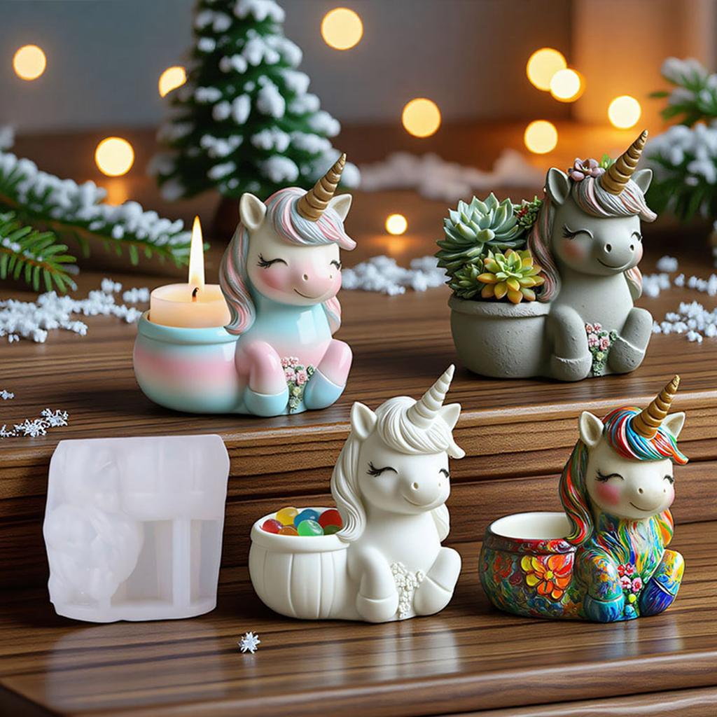 Reusable Animal Planter Silicone Mold For Concrete Cement Resin Crafts And Decorative Containers