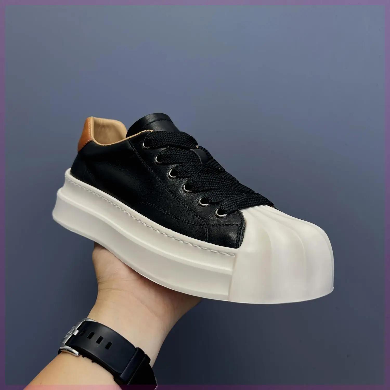 

Autumn Thickness All-Match Casual Low-Cut Fashion Shell Toe Men s Sneakers Shoes 44