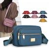 Portable Commuter Small Bag Multi Layer Storage Business Cashier Bag Simple and Durable Oxford Cloth Shoulder Crossbody Bag