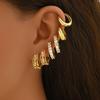 Geometric Zirconia Earrings for Women