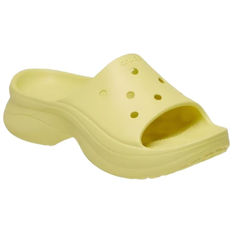 Crocs EVA Abrasion Resistant Slide Slippers Women's Yellow 211108-78R