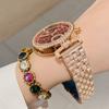 New Fashionable and Atmospheric Steel Band Women's Watch Small Three-hand Calendar Watch Women's Waterproof Quartz Watch